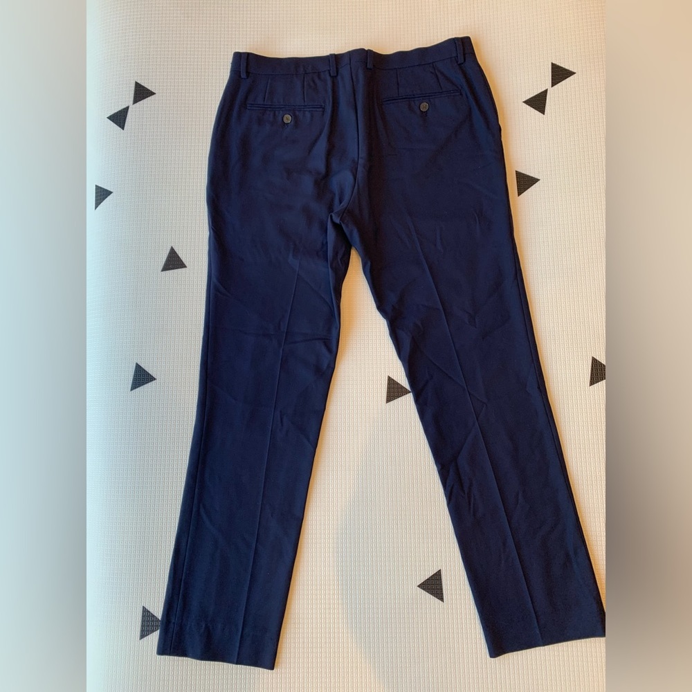 Men’s Frank & Oak Dress Pants in Navy Blue, slim cut
